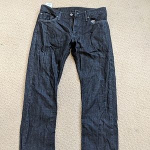 Levi's 514 Straight Fit Dark Wash Jeans 34x29